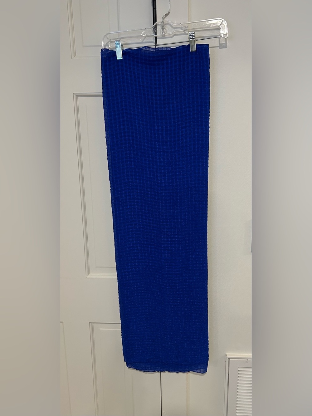 Royal Blue Textured Sarong